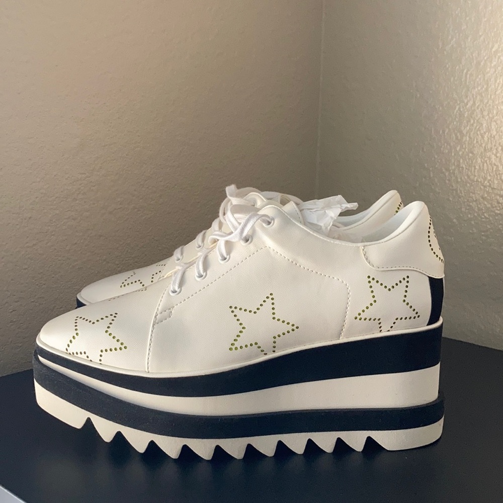 Brand new 7.5 Stella McCartney Elyse Platforms